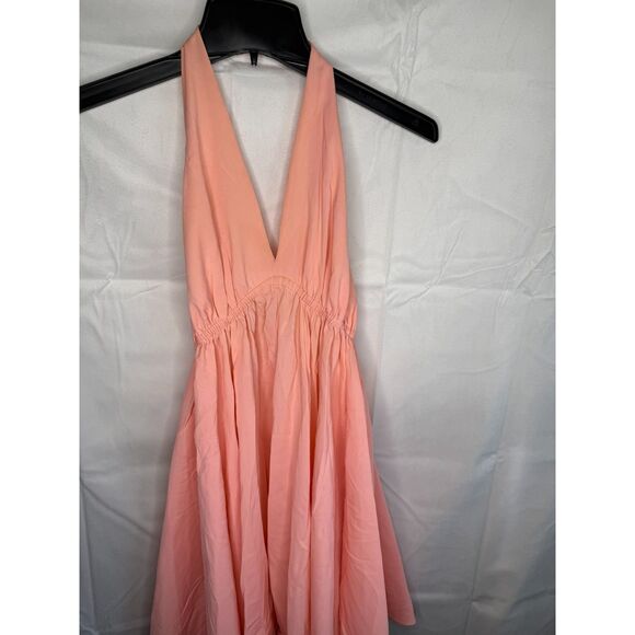 JOHN KLOSS for CIRA V-NECK BACKLESS BABYDOLL DRESS SHIRT, S - Picture 2 of 6